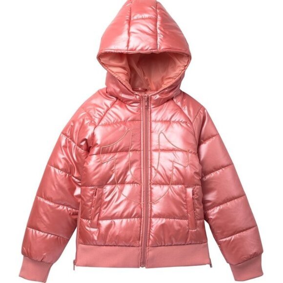 True Religion Quilted Jacket (Big Girls) - Picture 1 of 8